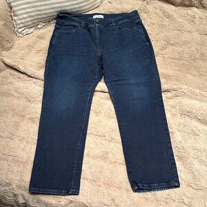 Lane Bryant flex magic waistband tighter tummy high rise Straight Jeans size 20S